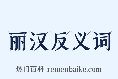丽汉反义词是什么意思的图片